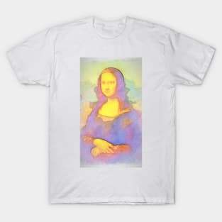 Gioconda - Mona Lisa instagram filters - Watercolors T-Shirt